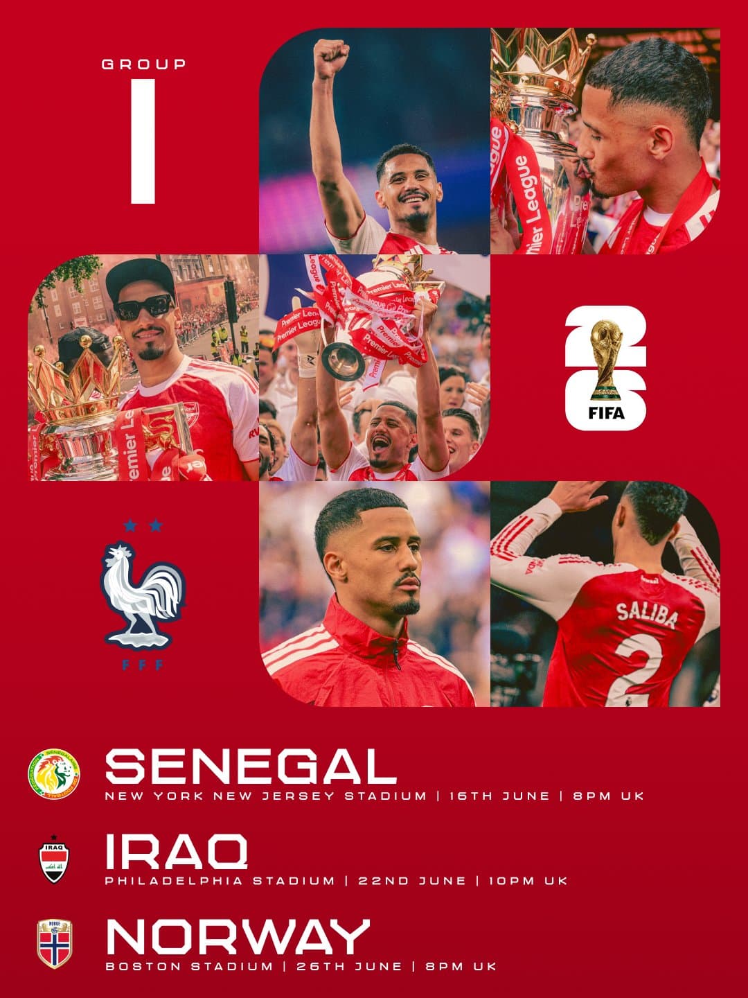 Arsenal — Fixture graphic