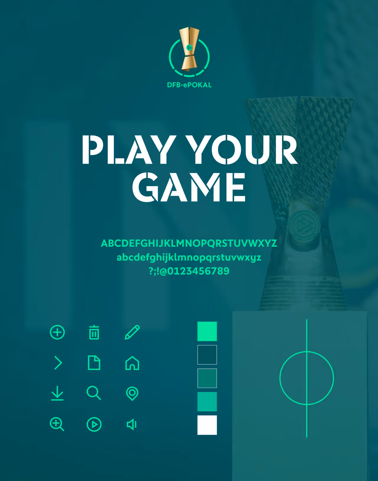 Deutscher Fußball-Bund — Typography graphic