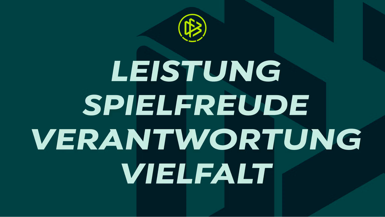 Deutscher Fußball-Bund — Typography graphic