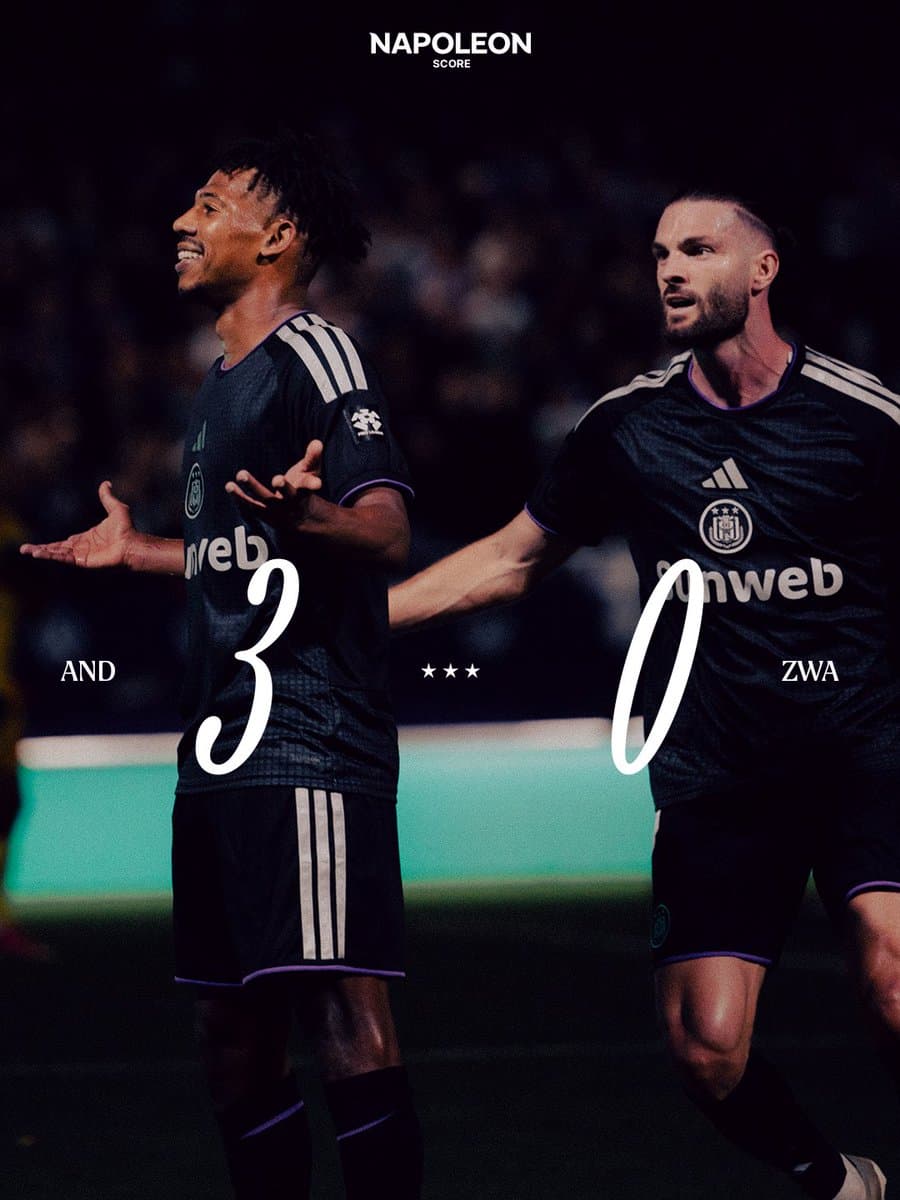 RSC Anderlecht — Full-time graphic