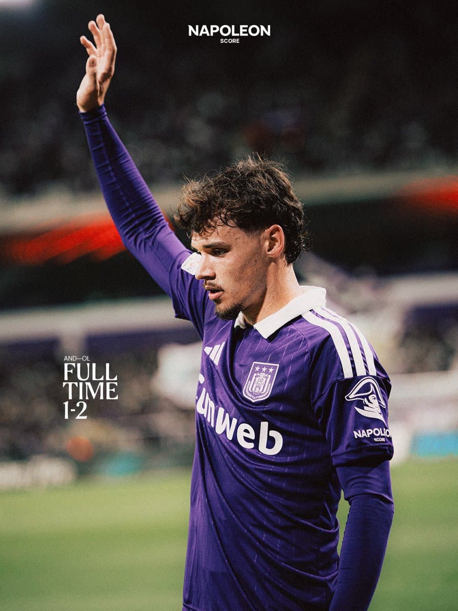 RSC Anderlecht — Full-time graphic