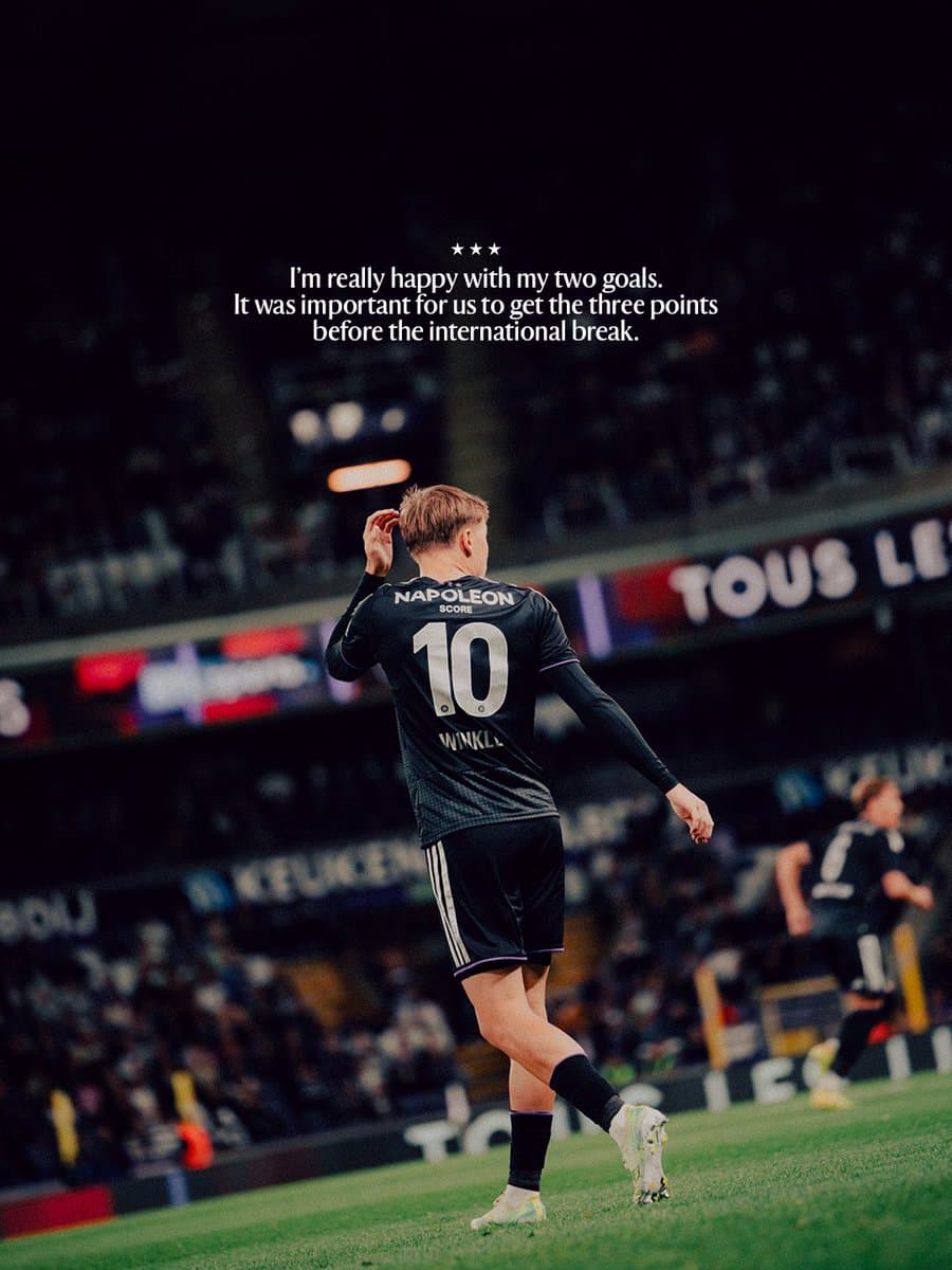 RSC Anderlecht — Quote graphic